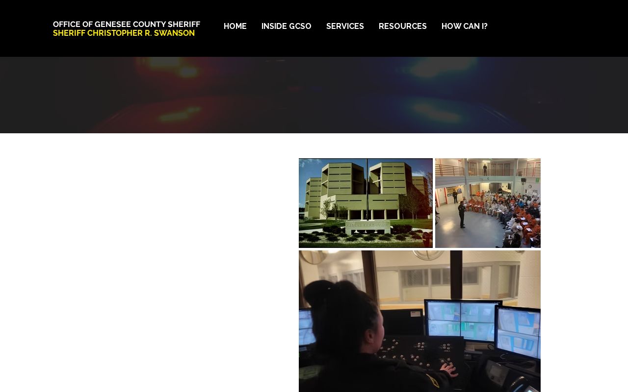 Genesee County Sheriff Corrections Division jail and Flint City Lockup contacts